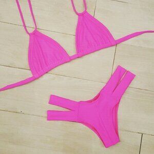 Electric Pink Euro Bikini BOTTOM - S